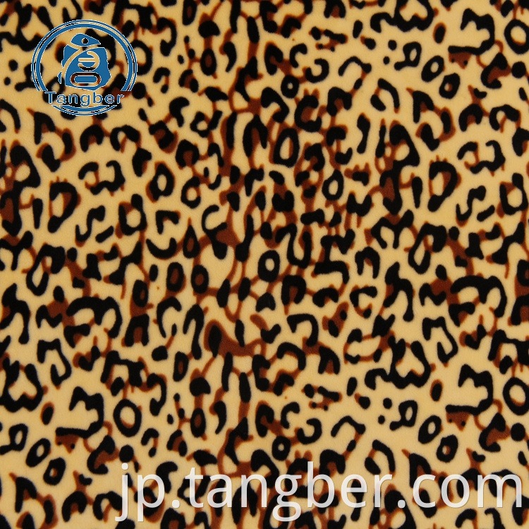 animal print polar fleece fabric